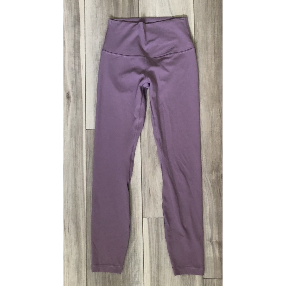 Lululemon Align HR Pant 25" Lavender Lux Women's Size 4 New LW5DRJS
